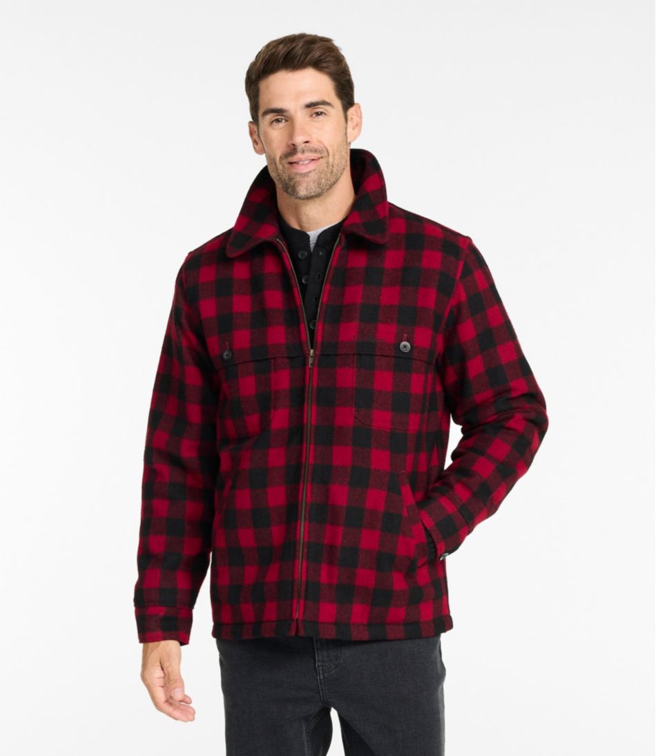 Men's Maine Guide Zip-Front Jac-Shirt with PrimaLoft Plaid