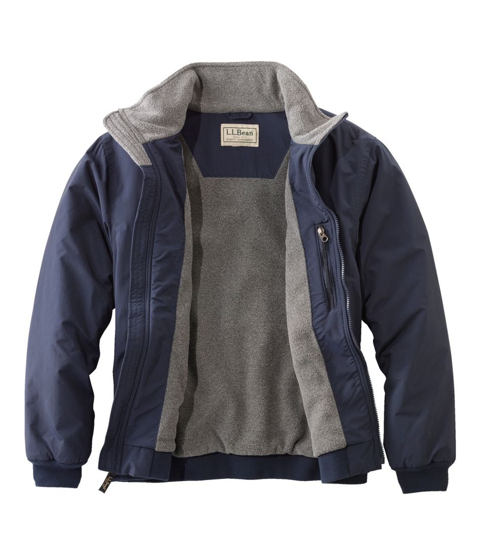 Fleece Lined Men's Warm-Up Jacket