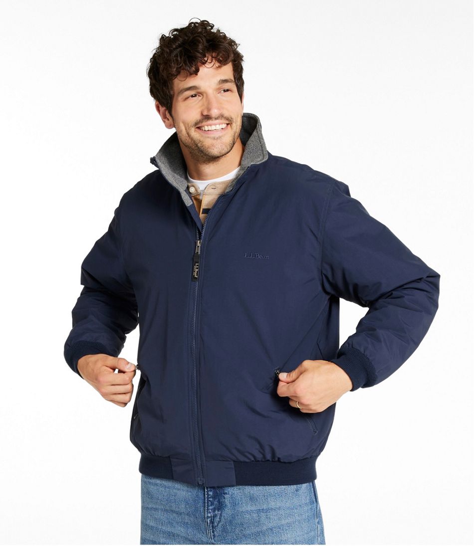 Fleece Lined Men's Warm-Up Jacket
