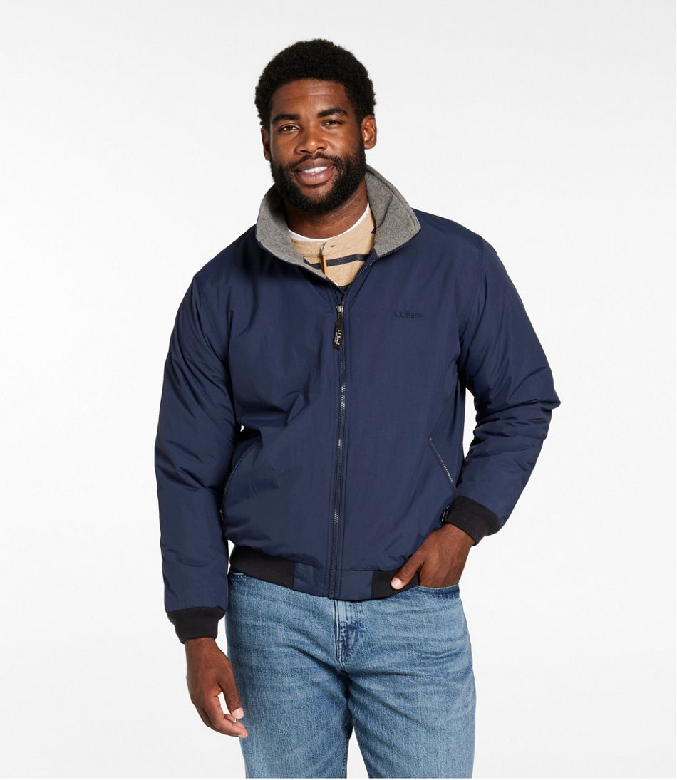 Fleece Lined Men's Warm-Up Jacket