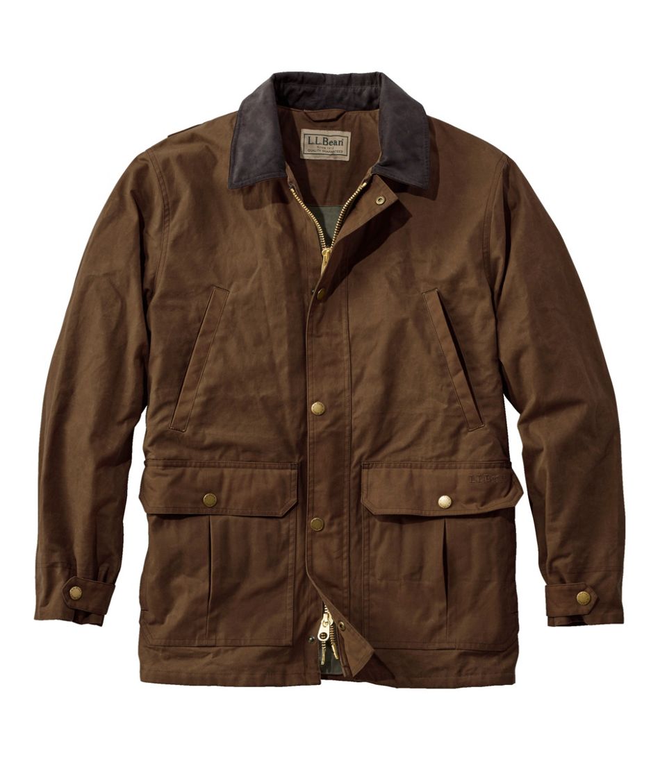Men's Double L Waxed-Cotton Upland Coat