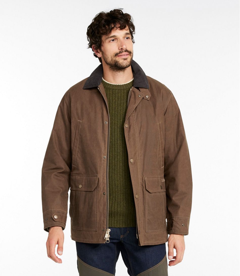 Men's Double L Waxed-Cotton Upland Coat