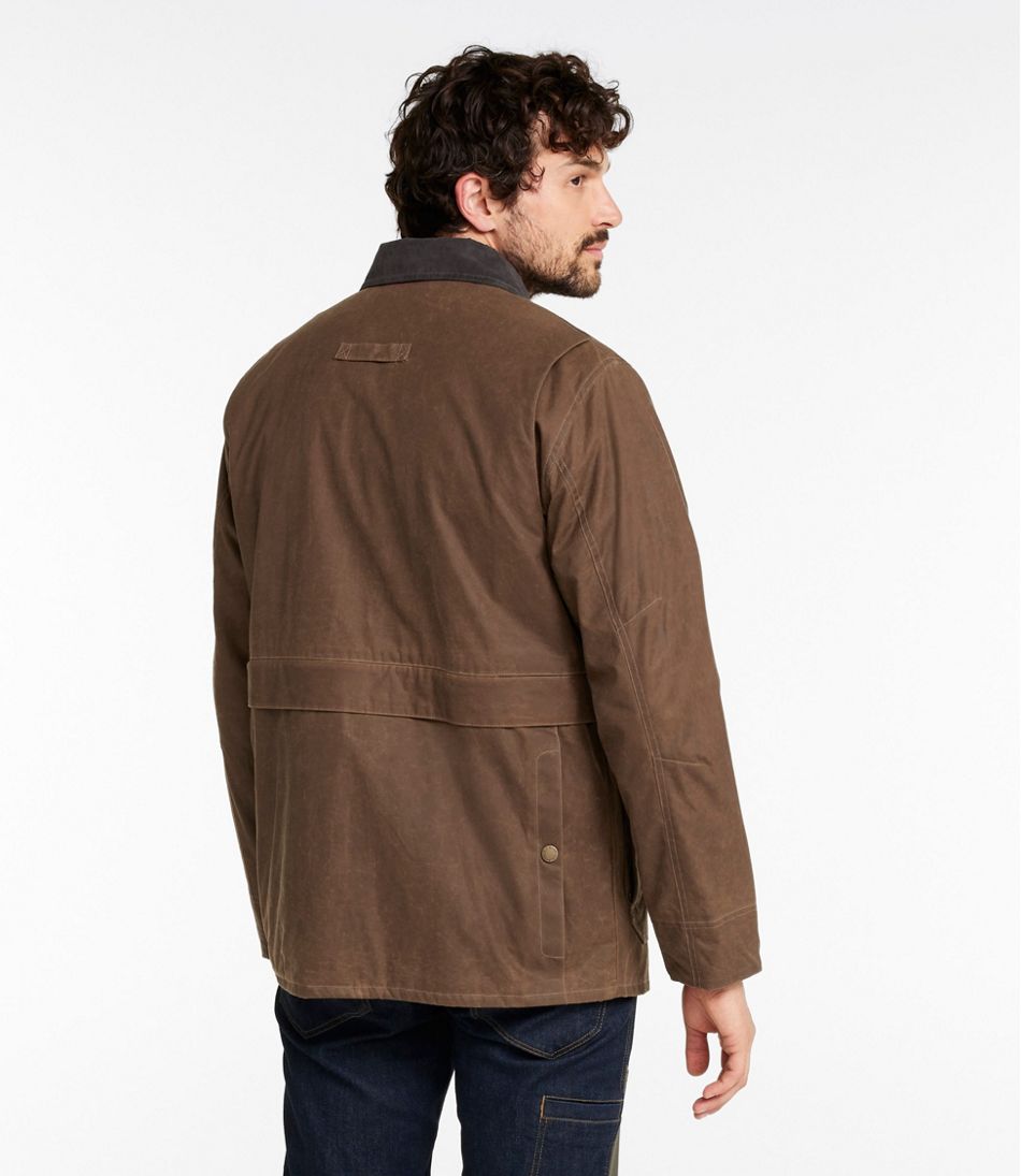 Men's Double L Waxed-Cotton Upland Coat