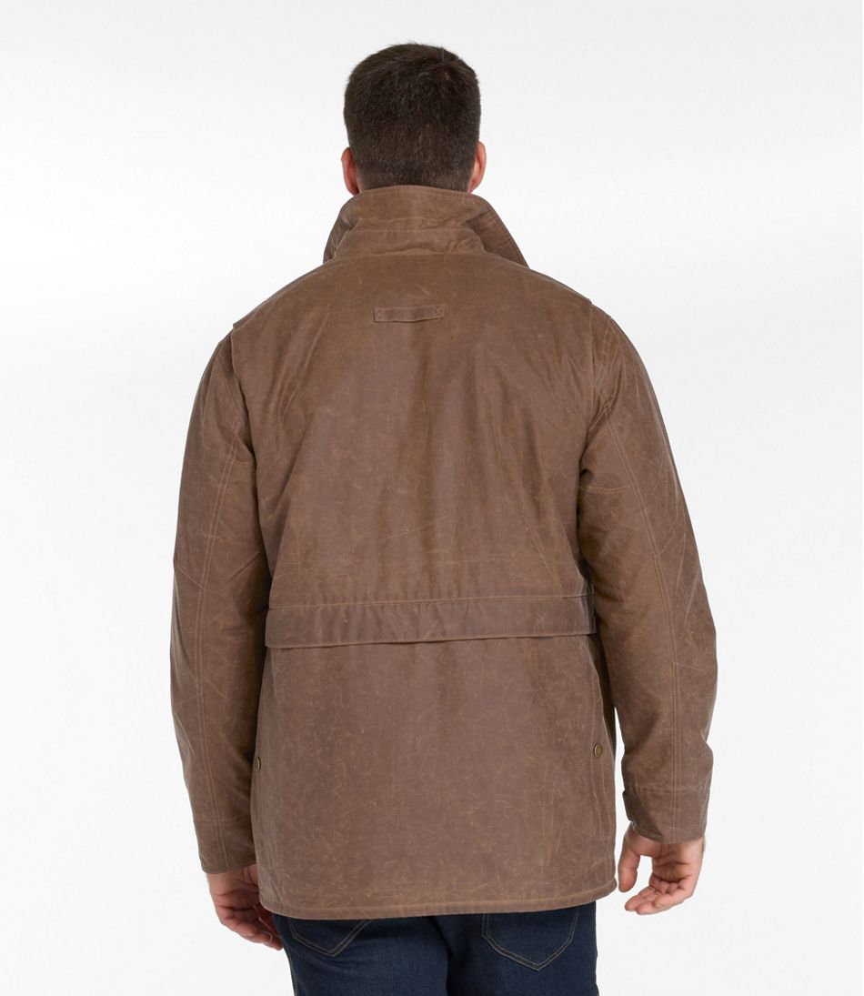 Men's Double L Waxed-Cotton Upland Coat
