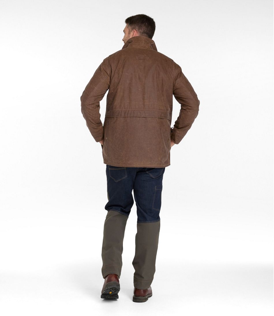 Men's Double L Waxed-Cotton Upland Coat