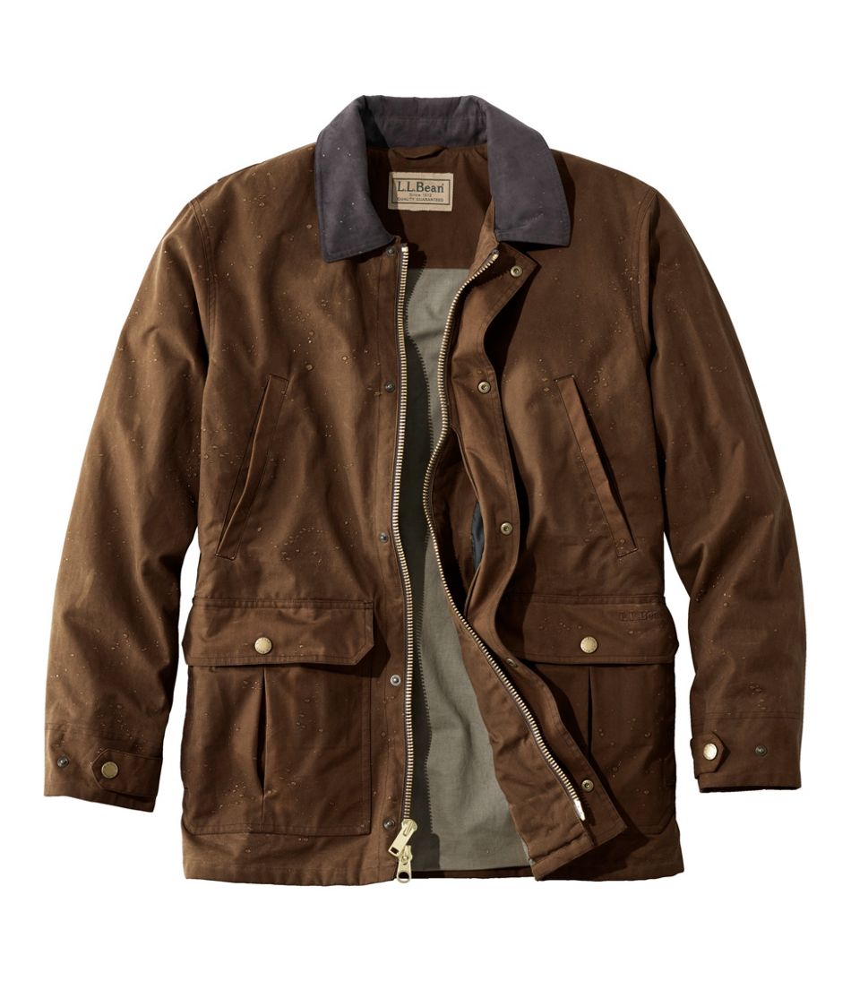 Men's Double L Waxed-Cotton Upland Coat