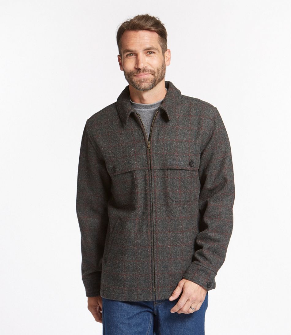 Men's Maine Guide Zip-Front Jac-Shirt Plaid