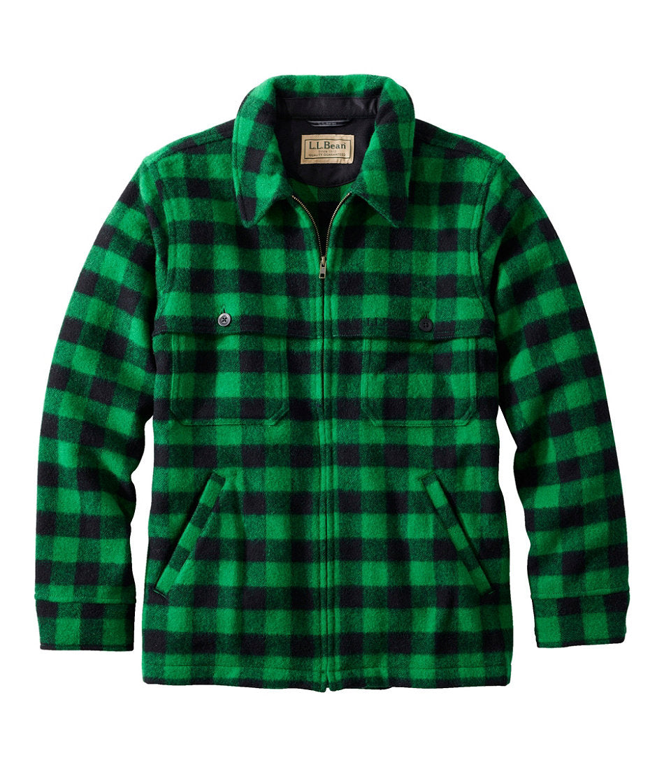 Plaid Men's Maine Guide Zip-Front Jac-Shirt