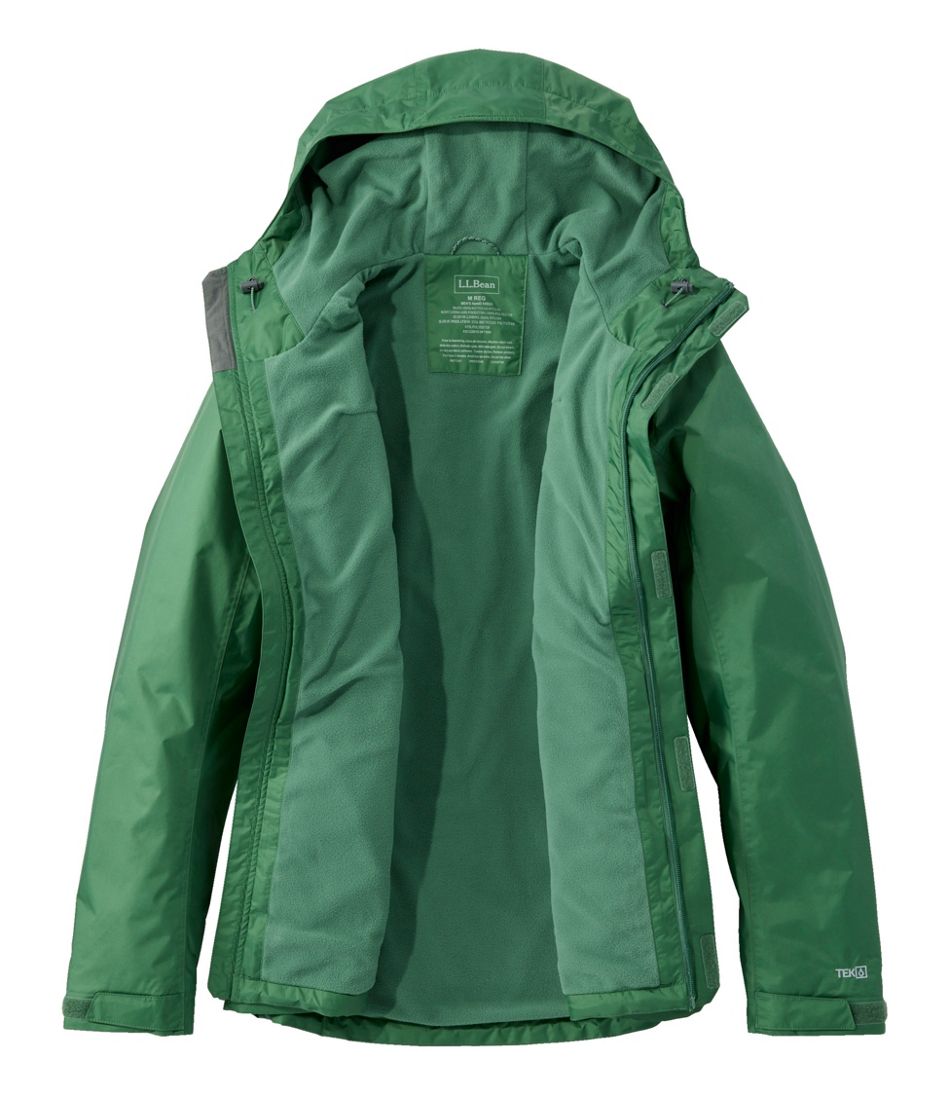 Men's Trail Model Rain Jacket Fleece-Lined