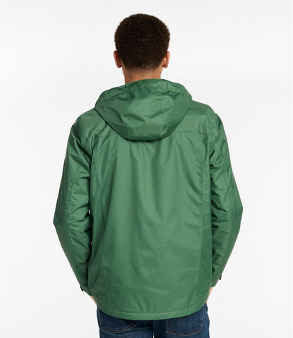 Men's Trail Model Rain Jacket, Fleece-Lined