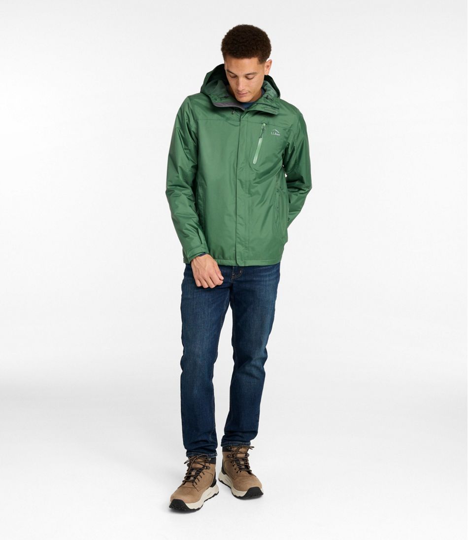 Men's Trail Model Rain Jacket Fleece-Lined