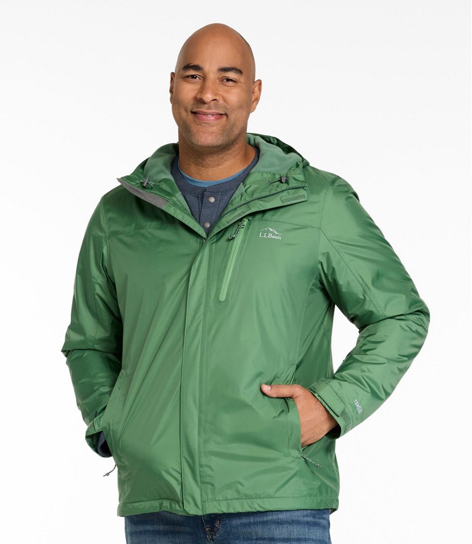 Men's Trail Model Rain Jacket Fleece-Lined