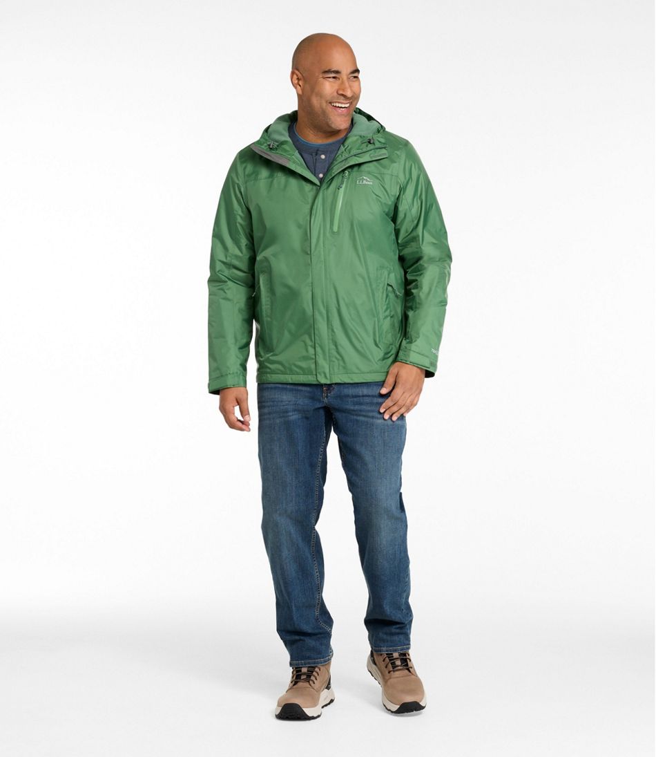 Men's Trail Model Rain Jacket Fleece-Lined