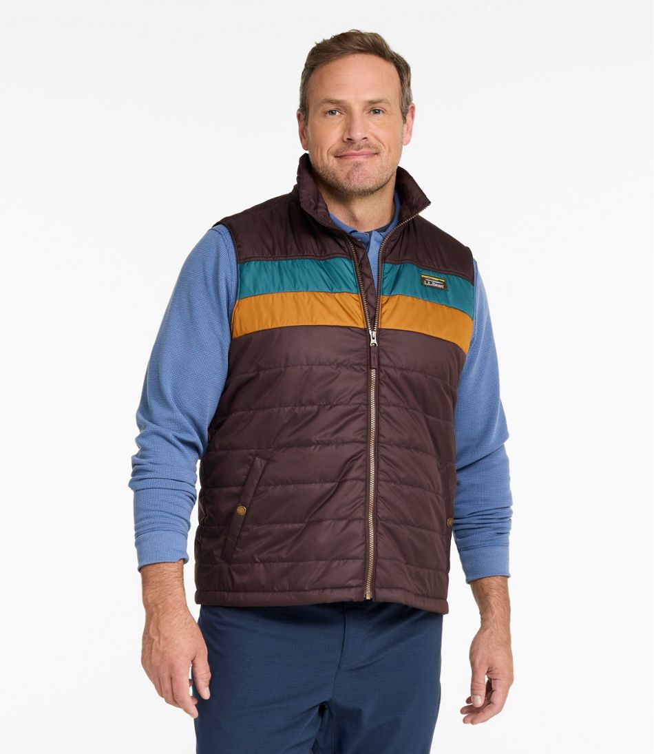 Colorblock Men's Mountain Classic Puffer Vest