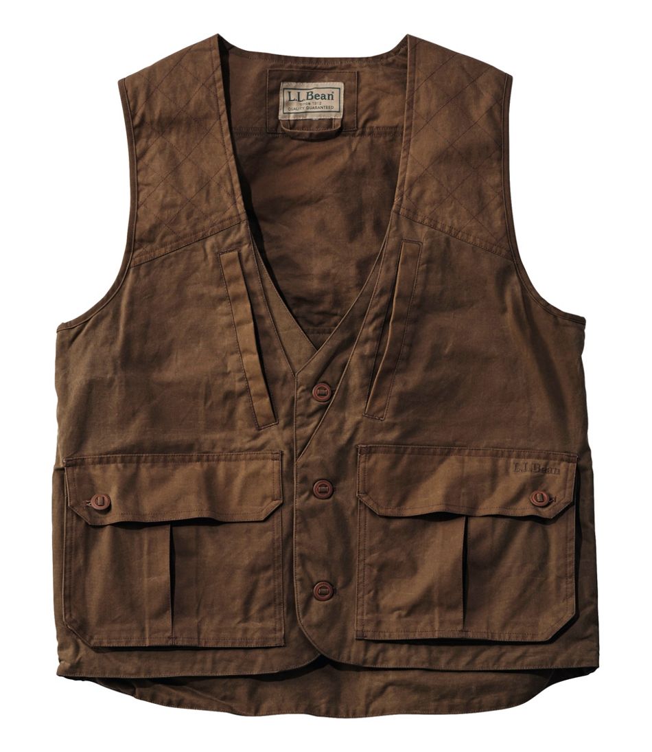 Men's Double L Waxed-Cotton Upland Vest