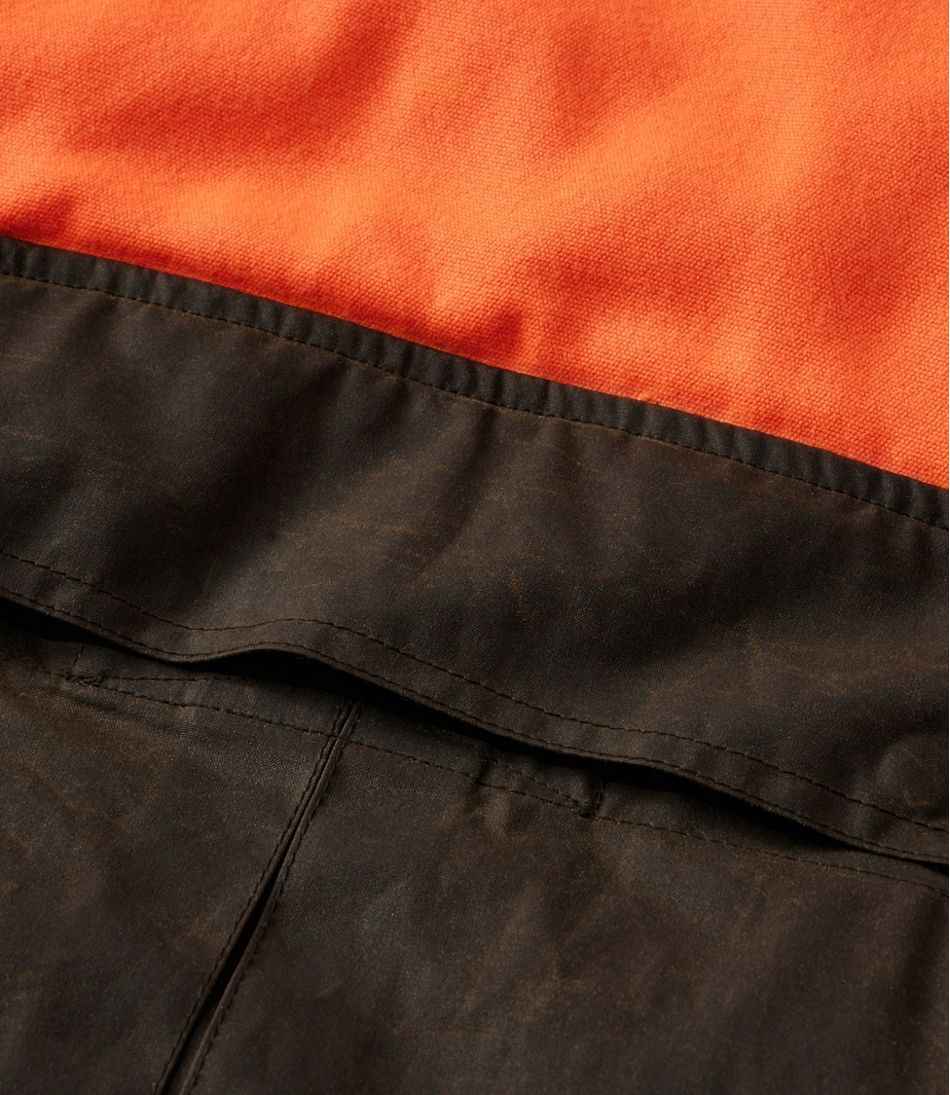 Hunter Orange Men's Double L Waxed-Cotton Upland Vest