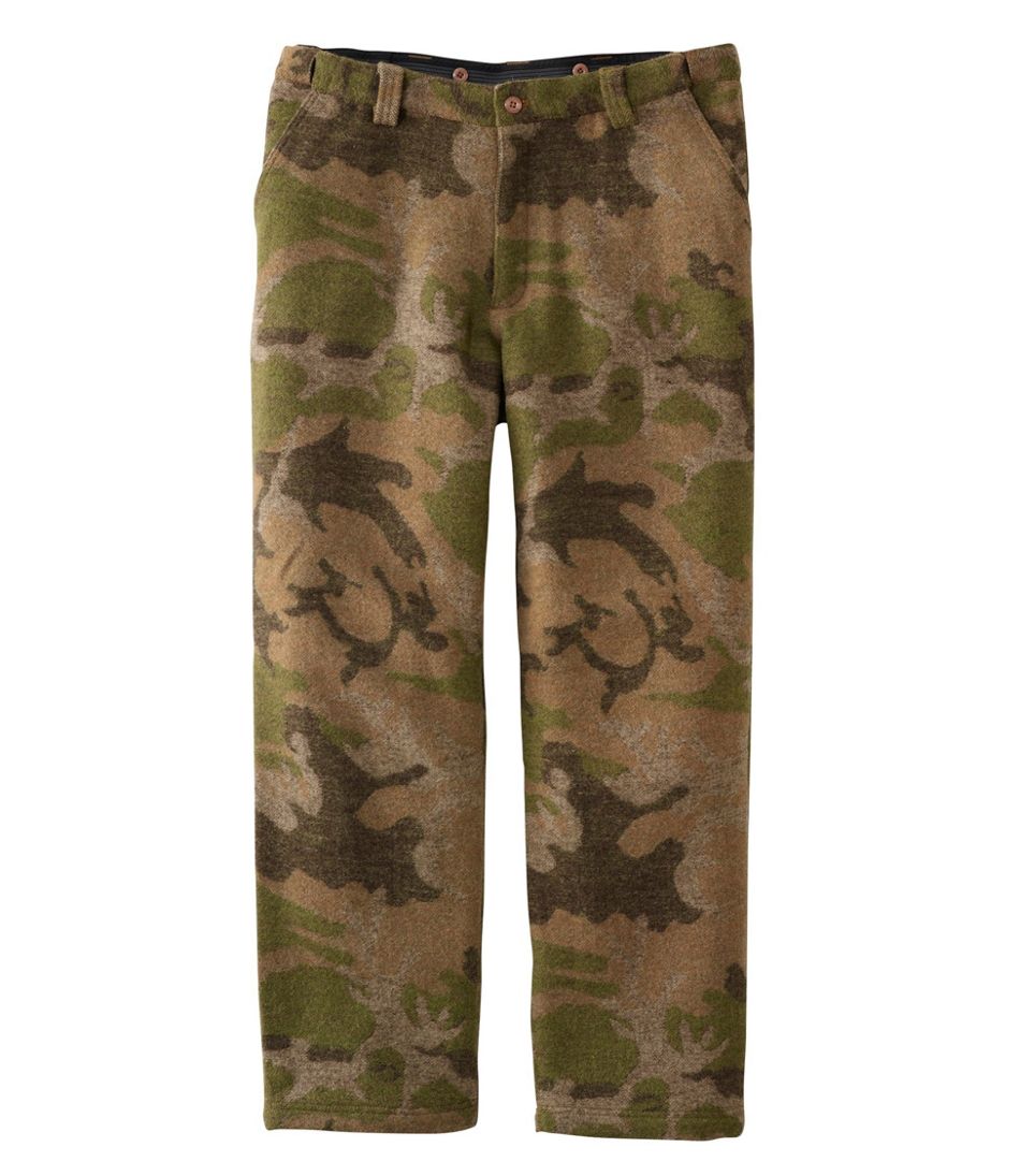 Camouflage Men's Maine Guide Wool Pants with PrimaLoft