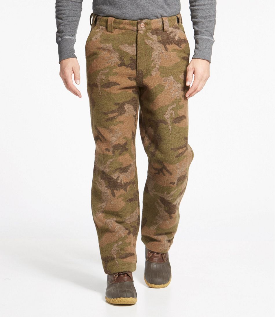 Camouflage Men's Maine Guide Wool Pants with PrimaLoft