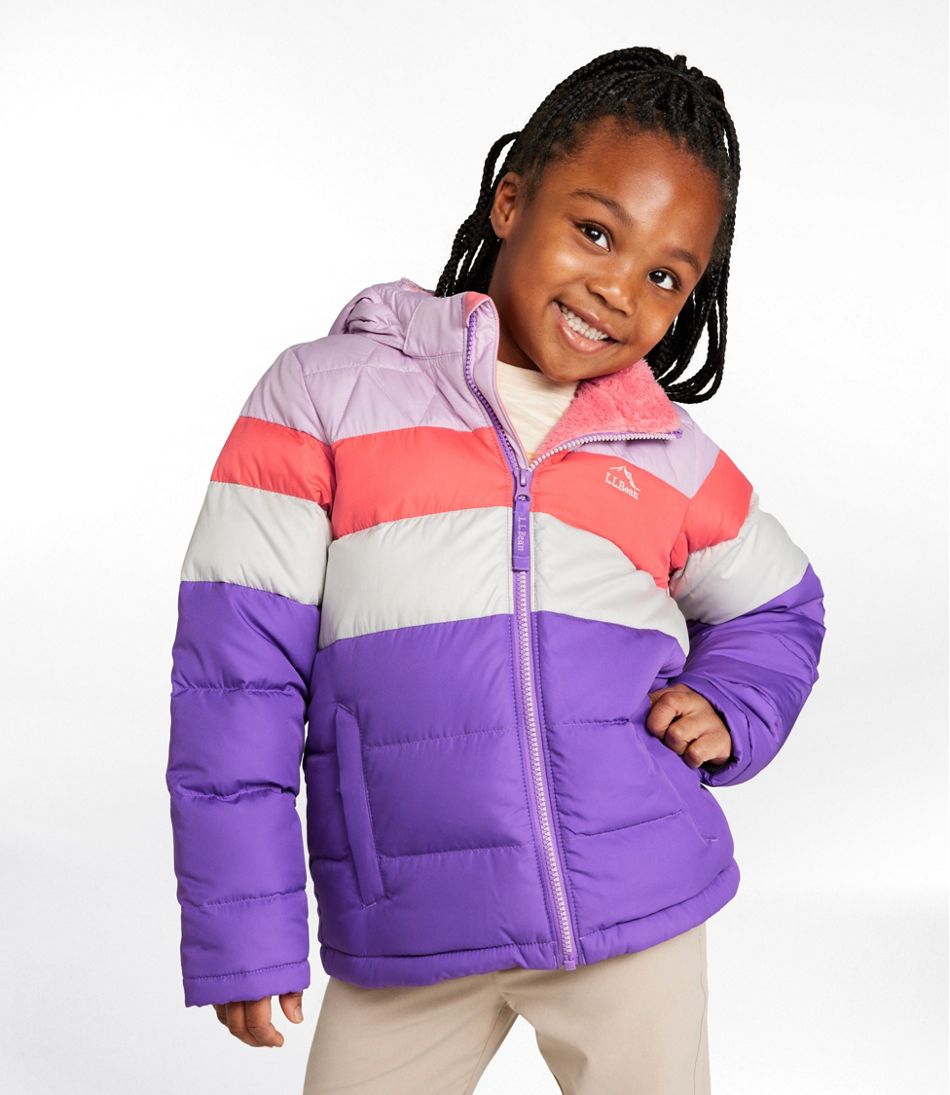 Kids' Bean's Down Jacket Colorblock