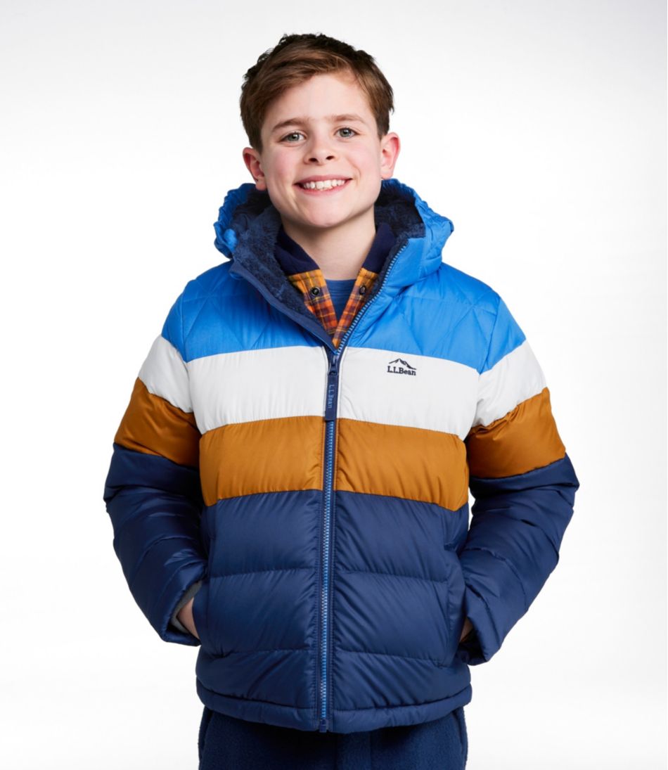 Kids' Bean's Down Jacket Colorblock