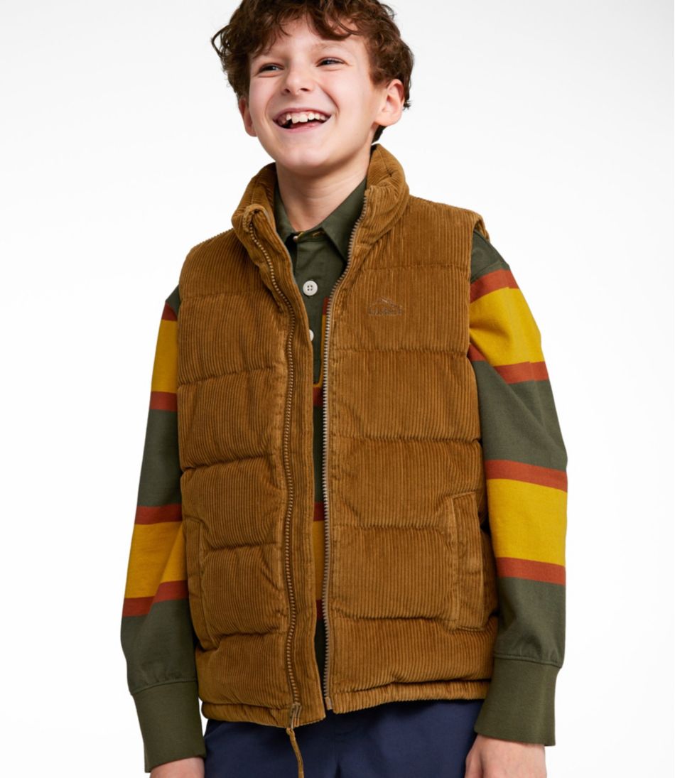 Kids' Bean's Down Corduroy Vest
