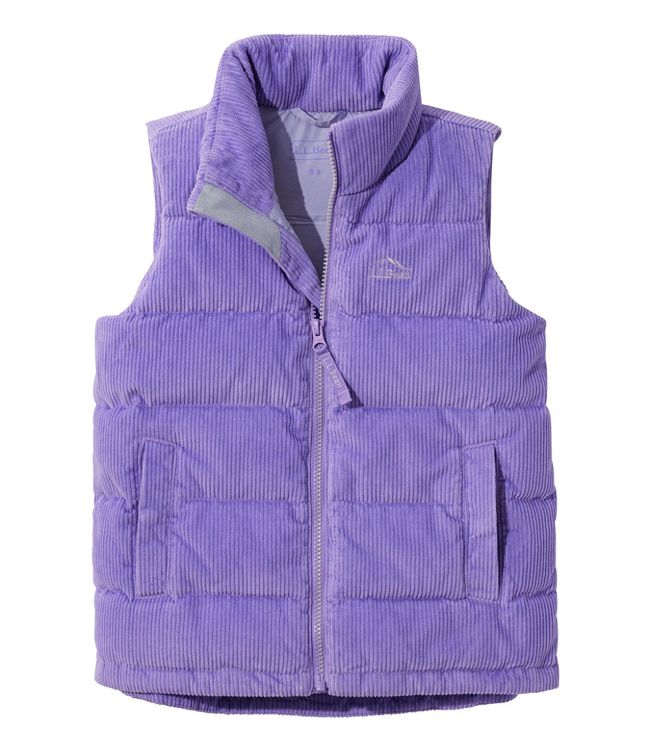 Kids' Bean's Down Corduroy Vest