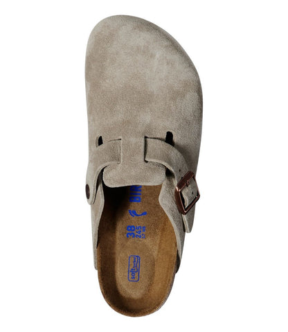Women's Birkenstock Boston Clogs, Suede Soft Footbed