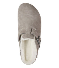 Women's Birkenstock Boston Clogs Suede Shearling