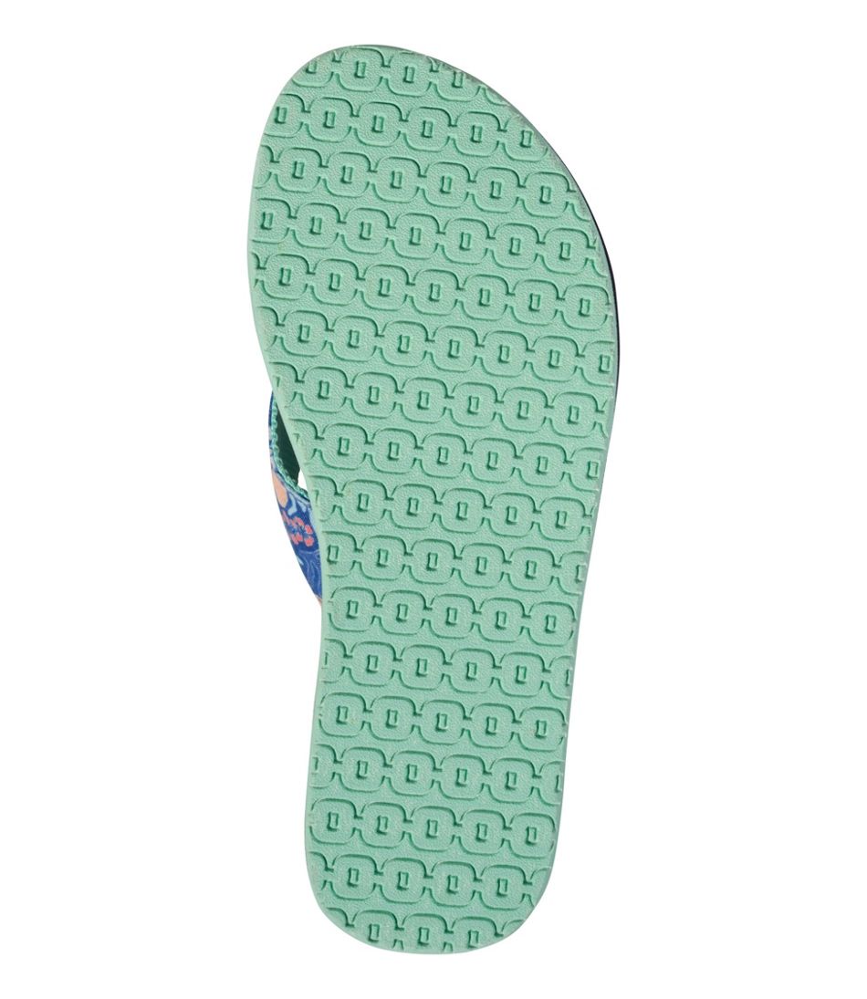 Woven Print Women's Maine Isle Flip-Flops