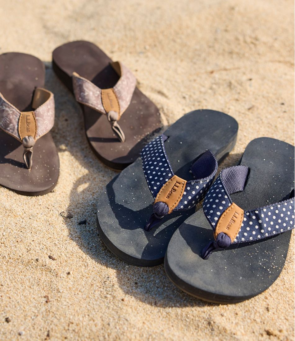 Woven Print Women's Maine Isle Flip-Flops