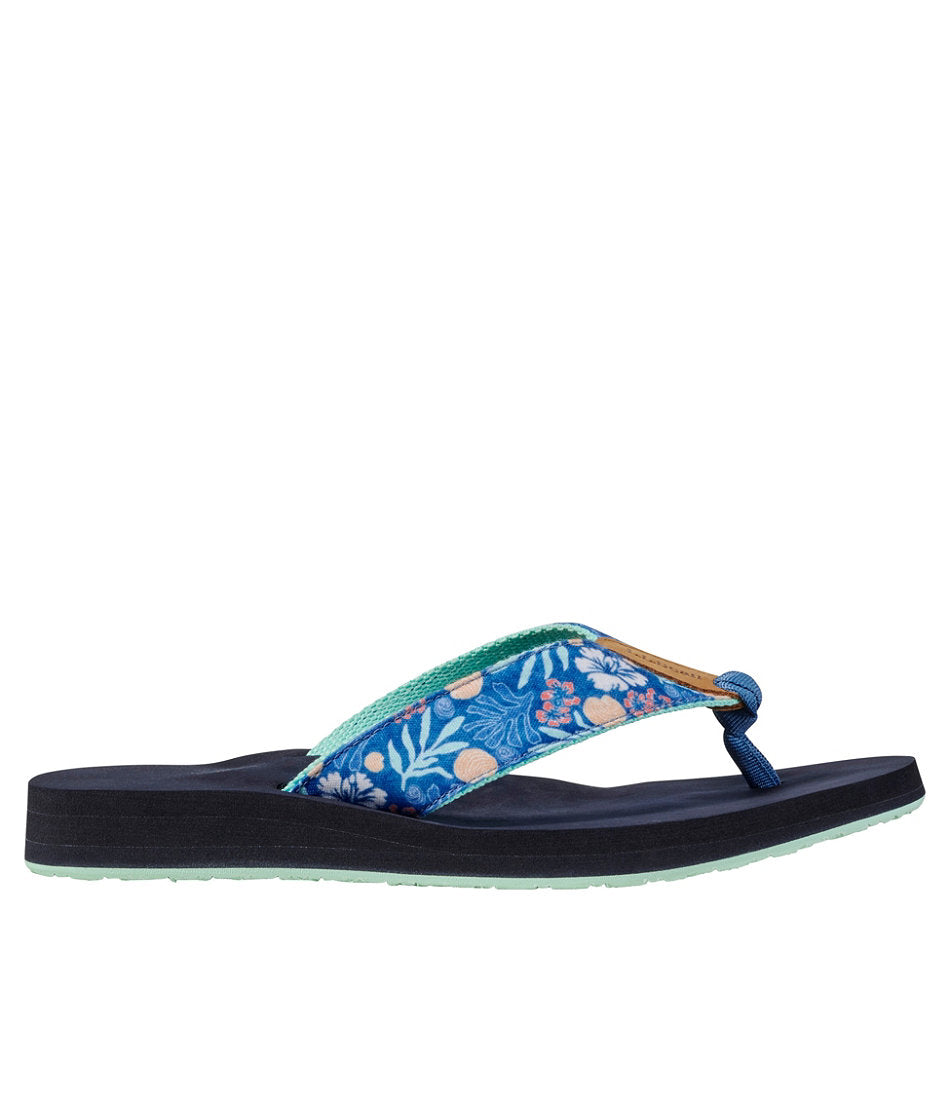 Woven Print Women's Maine Isle Flip-Flops