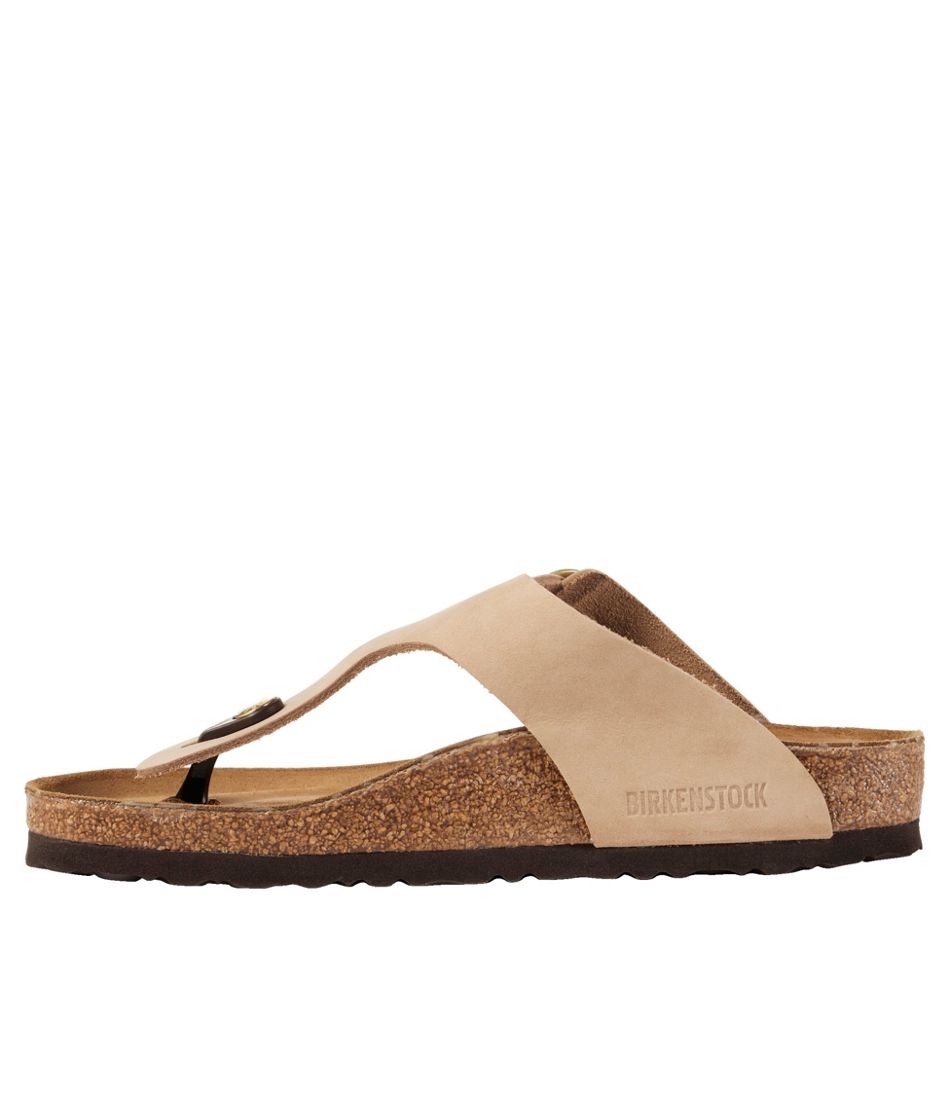 Nubuck Women's Birkenstock Big Buckle Gizeh Sandals