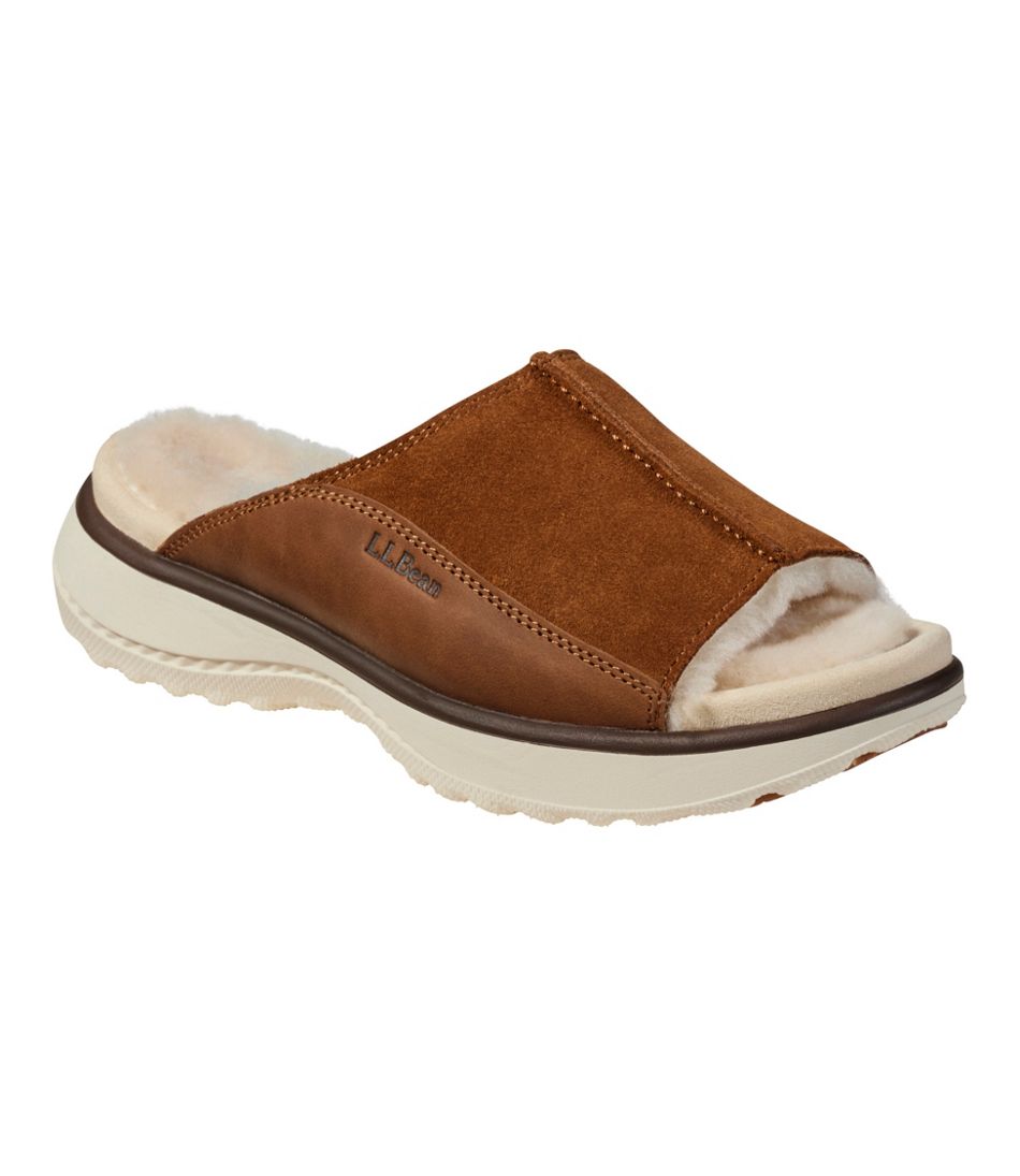 Women's Freeport Slides Shearling-Lined