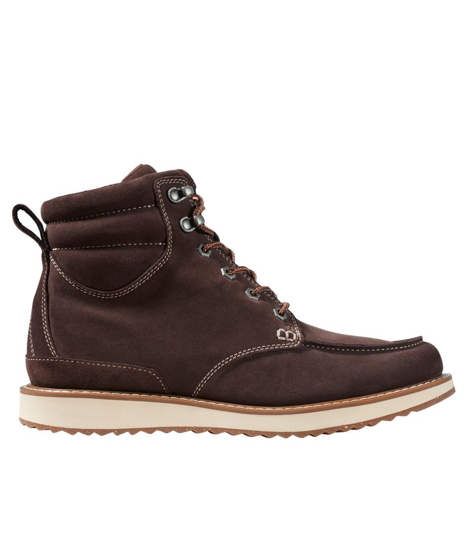 Men's Stonington Boots Suede Moc-Toe