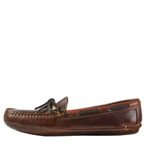 Men's Leather Double-Sole Slippers Leather-Lined