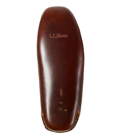 Men's Leather Double-Sole Slippers, Leather-Lined