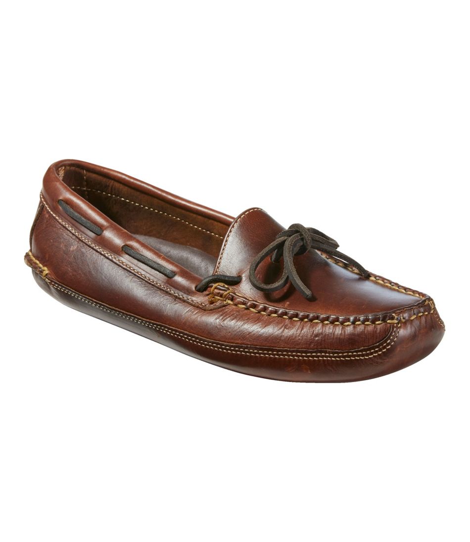 Men's Leather Double-Sole Slippers Leather-Lined