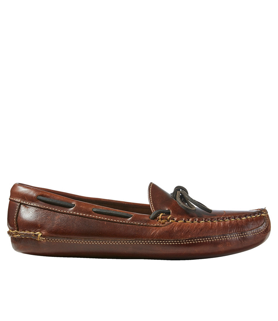 Men's Leather Double-Sole Slippers Leather-Lined
