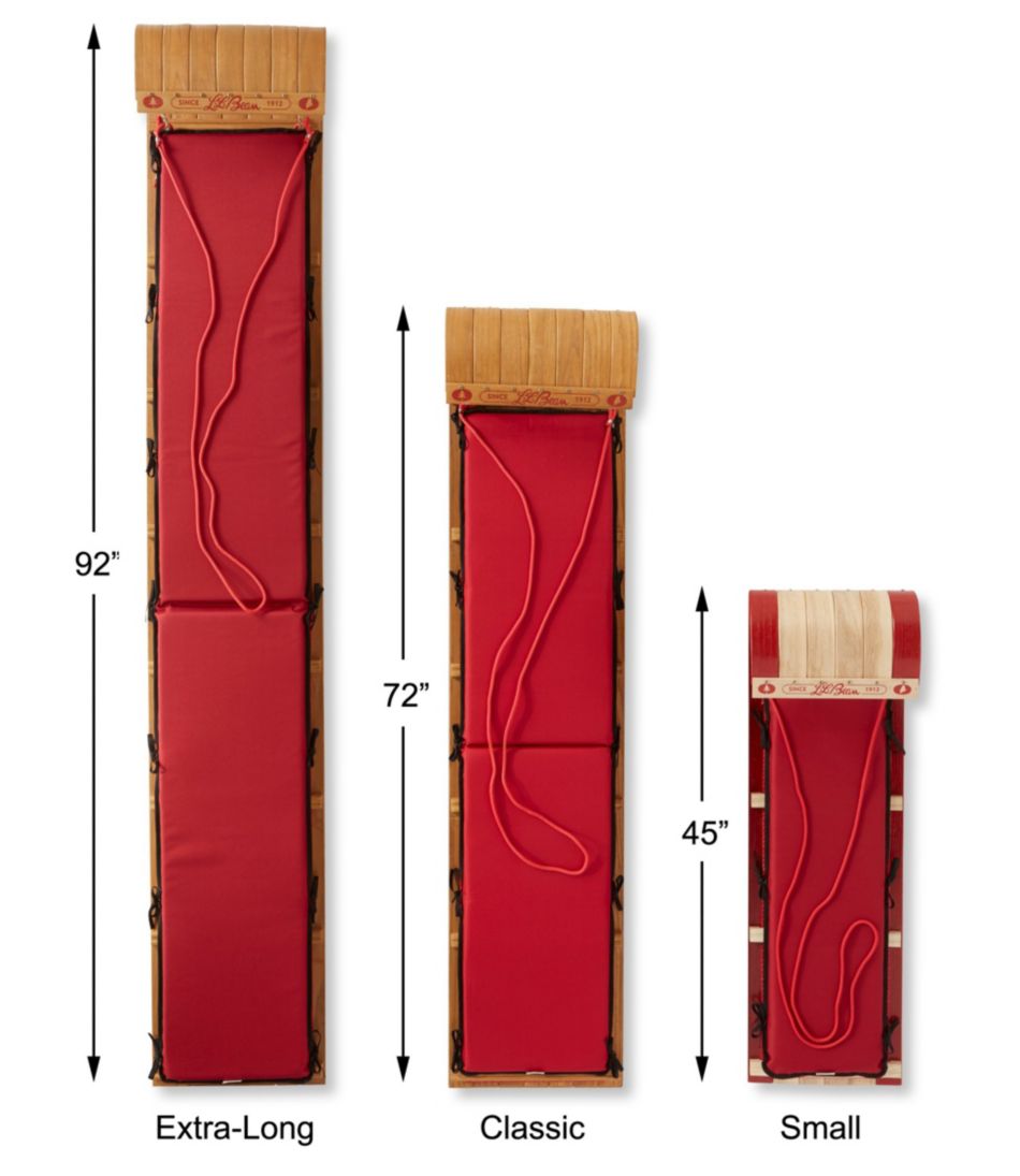L.L.Bean Toboggan and Cushion Set