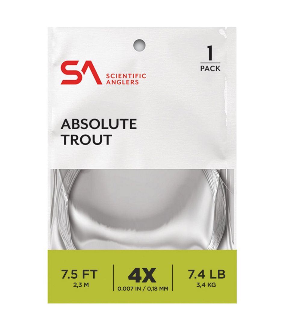 Scientific Anglers Absolute Trout Leader 7.5'