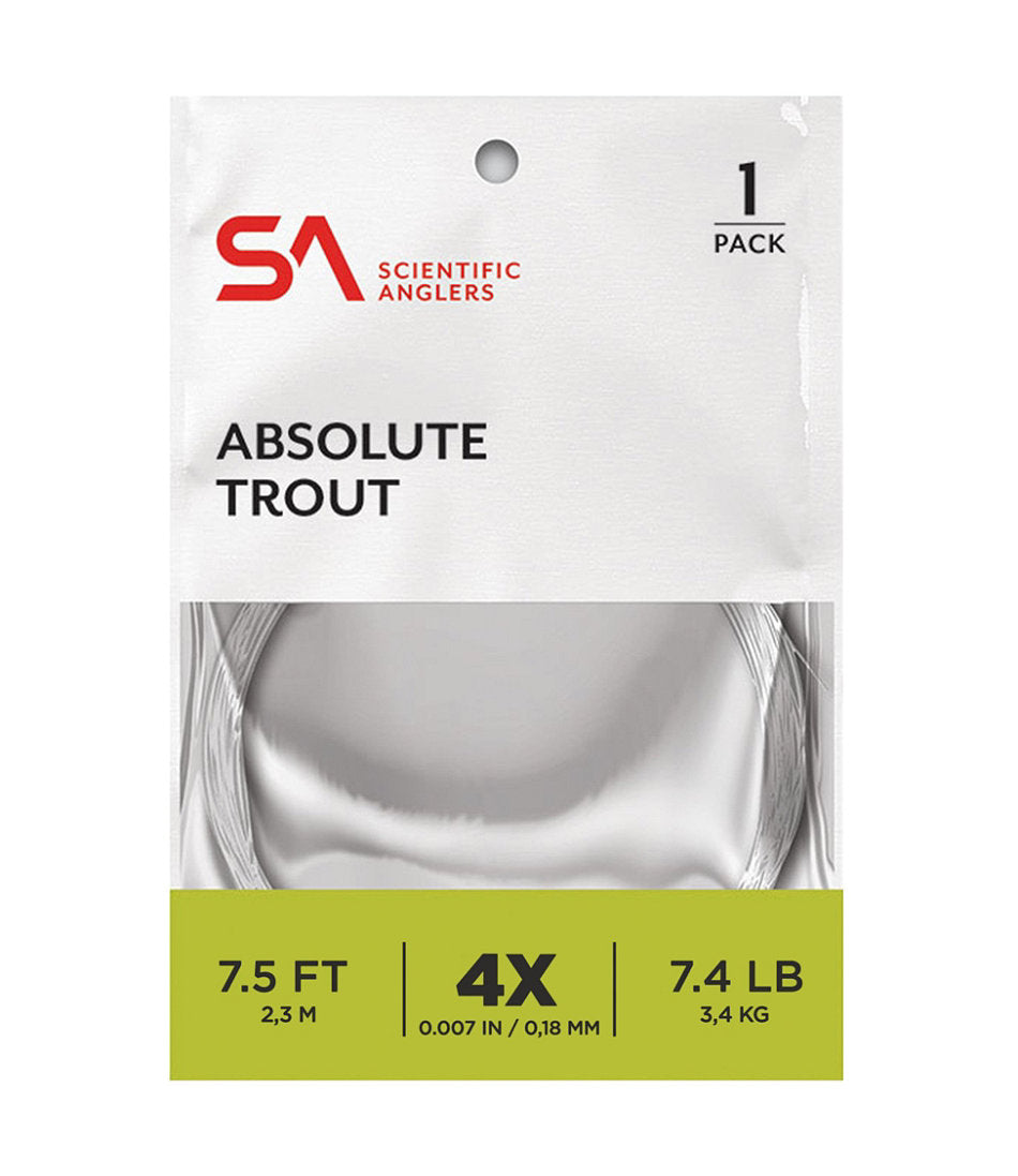 Scientific Anglers Absolute Trout Leader 7.5'