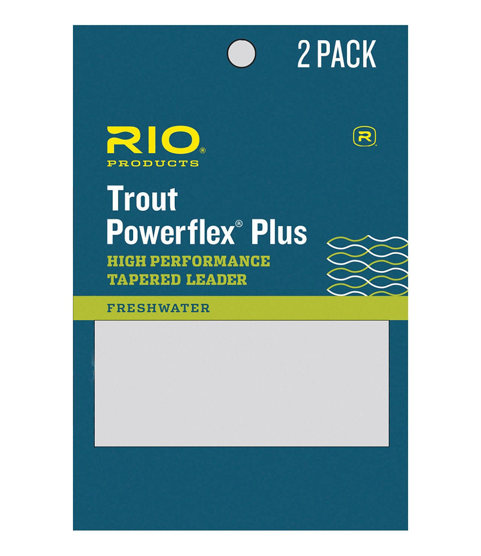 Rio Powerflex Plus 9' Tapered Leaders 2-Pack