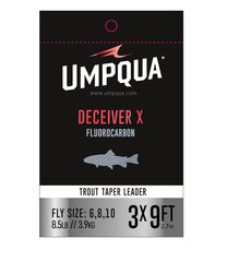 Umpqua Deceiver X Fluorocarbon Leaders 9'