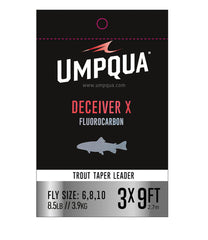 Umpqua Deceiver X Fluorocarbon Leaders 9'