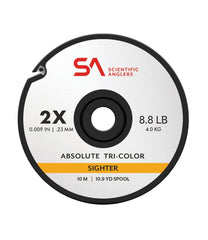 Scientific Angler Absolute Tri-Color Sighter Tippet 10 meters