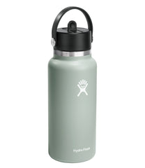 Hydro Flask Wide Mouth Water Bottle with Flex Straw Cap 32 oz.