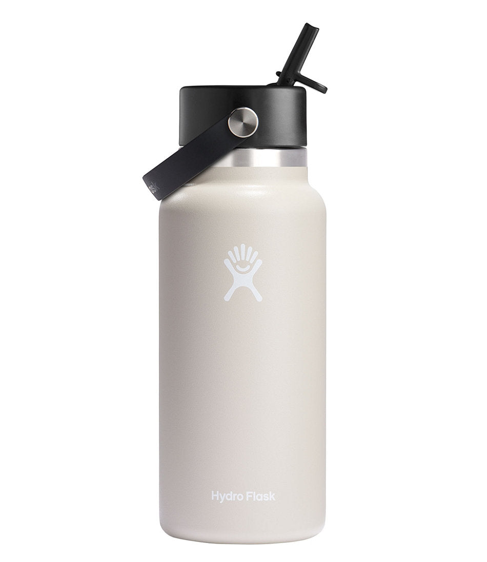 Hydro Flask Wide Mouth Water Bottle with Flex Straw Cap 32 oz.