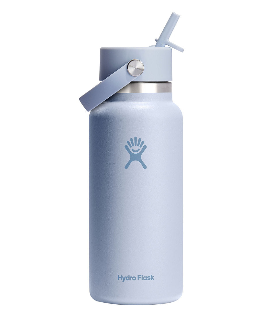 Hydro Flask Wide Mouth Water Bottle with Flex Straw Cap 32 oz.