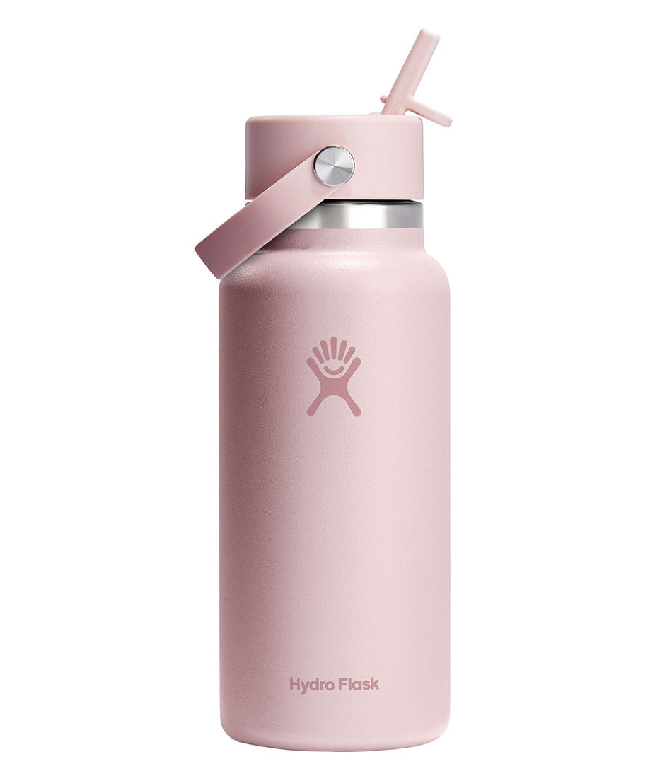 Hydro Flask Wide Mouth Water Bottle with Flex Straw Cap 32 oz.