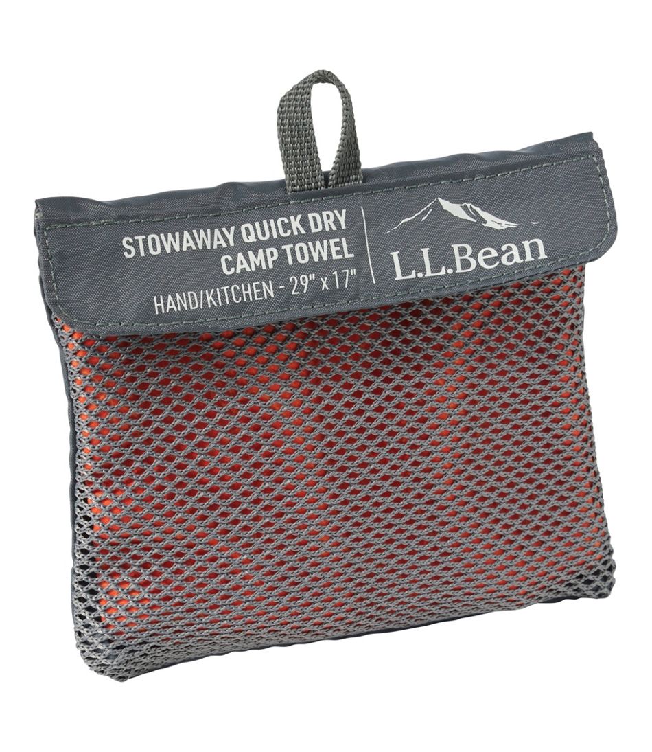 L.L.Bean Stowaway Quick-Dry Camp Towel Print